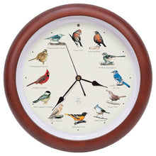 Load image into Gallery viewer, The Original Singing Bird Clock 25th Anniversary Edition, 13 Inch, Premium Cherry