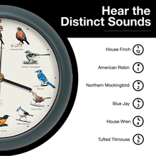 Load image into Gallery viewer, The Original Singing Bird Clock, 25th Anniversary Edition, 8 Inch, Green