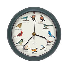 Load image into Gallery viewer, The Original Singing Bird Clock, 25th Anniversary Edition, 8 Inch, Green