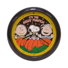 Load image into Gallery viewer, Peanuts "It's The Great Pumpkin" Halloween Sound Clock, 8 Inch