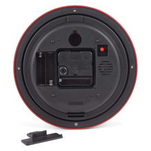 Load image into Gallery viewer, Peanuts Snoopy Sledding Sound Holiday Clock, 8 Inch