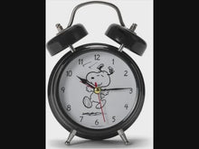 Load and play video in Gallery viewer, Peanuts The Original Snoopy Wacky Waker Alarm Clock, 6 Inch