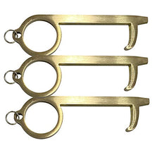 Load image into Gallery viewer, Hy-Genie 3" Brass No Touch Germ-Avoiding Hand Multi Tool
