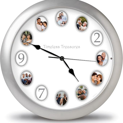 Timeless Treasures Personalized Recorded Message Sound Clock, 14 Inch