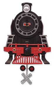 Vintage Steam Engine Pendulum Pal Wall Clock, 13 Inch