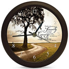 Serenity Prayer Inspirational Three Hymn Sound Clock, 8 Inch, Black