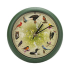 Limited Edition 20th Anniversary Singing Bird Clock, 8 Inch, Green