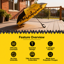 Load image into Gallery viewer, Peanuts Gang Zig Zag 75th Anniversary Revers-A-Brella Umbrella
