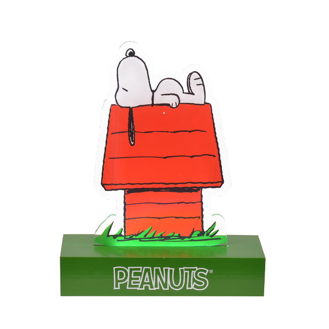 Peanuts Snoopy's Doghouse LED Illuminated Acrylic Tabletop Light, 6 Inch
