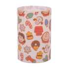 Peanuts Holiday Gingerbread Flameless LED Glass Holiday Pillar Candle, 4 x 6 Inch