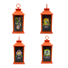 Load image into Gallery viewer, Peanuts Halloween Flameless LED Plastic Lantern, 13 Inch, Orange
