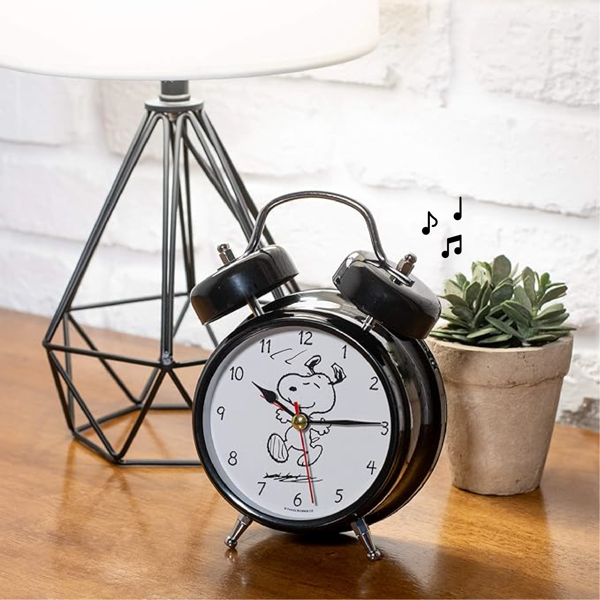 Peanuts The Original Snoopy Wacky Waker Alarm Clock, 6 Inch