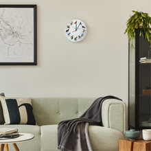 Load image into Gallery viewer, Audubon Songbird Glass Round Wall Clock, 12 Inch
