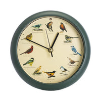 The Original Singing Bird Desk Clock, 8 Inch, Green