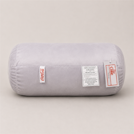 Coca Cola Diet Coke Can Classic Gray Embroidered Plush Throw Pillow, 13 in