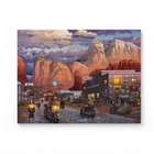 Zac Kinkade Get Your Kicks on Route 66 16x12 LED Lighted Canvas Wall Art