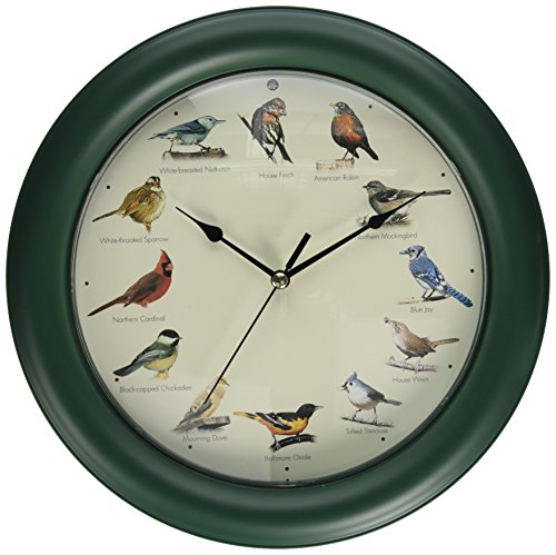 Original Singing Bird Clock, 10.7 Inch