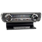 Ford 1965 Mustang Vintage Dashboard Tabletop Thermometer Sound Clock, 13 Inch