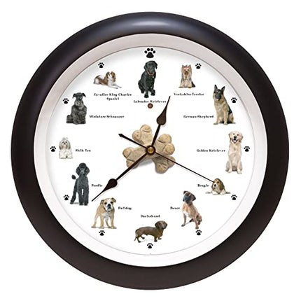 Barking Dog Sound Clock, 13 Inch