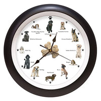 Barking Dog Sound Clock, 13 Inch