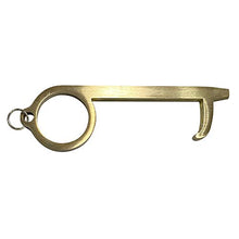 Load image into Gallery viewer, Hy-Genie 3&quot; Brass No Touch Germ-Avoiding Hand Multi Tool
