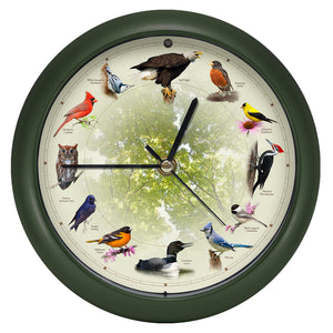 Limited Edition 20th Anniversary Singing Bird Clock, 8 Inch