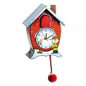 Peanuts Christmas Linus and Lucy Song Cuckoo Clock