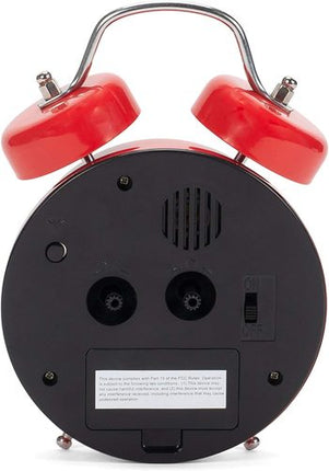 Wacky Wakers Red Rooster Bedside Tabletop Alarm Sound Clock