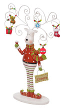 Load image into Gallery viewer, Reindeer Tree with Wine Charms
