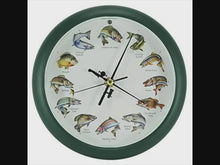 Load and play video in Gallery viewer, Splashing Gamefish Fishing Sounds Desk Clock, 8 Inch
